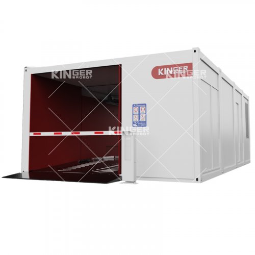 乘用车高效单仓换电机械人